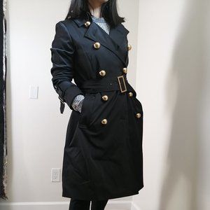 Black Trench Coat | INC Women's Jacket
